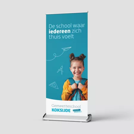 Roll-up banner De Zonnegloed - Projecten -