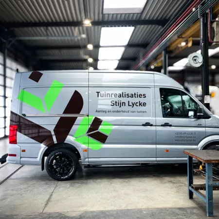 Auto belettering - Belettering &amp; Sign - Diensten - Bestelwagen belettering Stijn Lycke