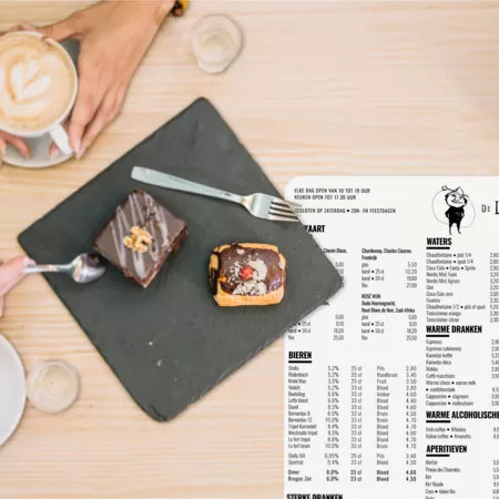 Menukrant Grillhuisje - Projecten -