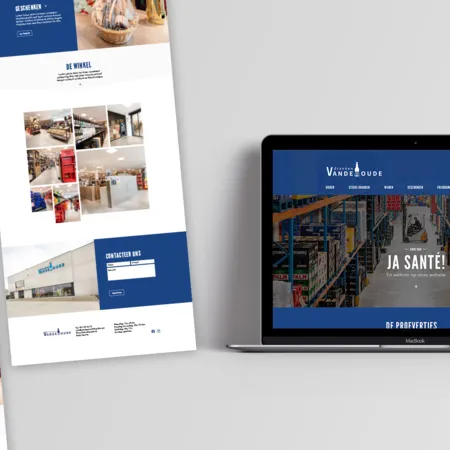Webdesign ontwikkeling - Webdesign - Diensten - Websiteontwerp Dranken Vandewoude