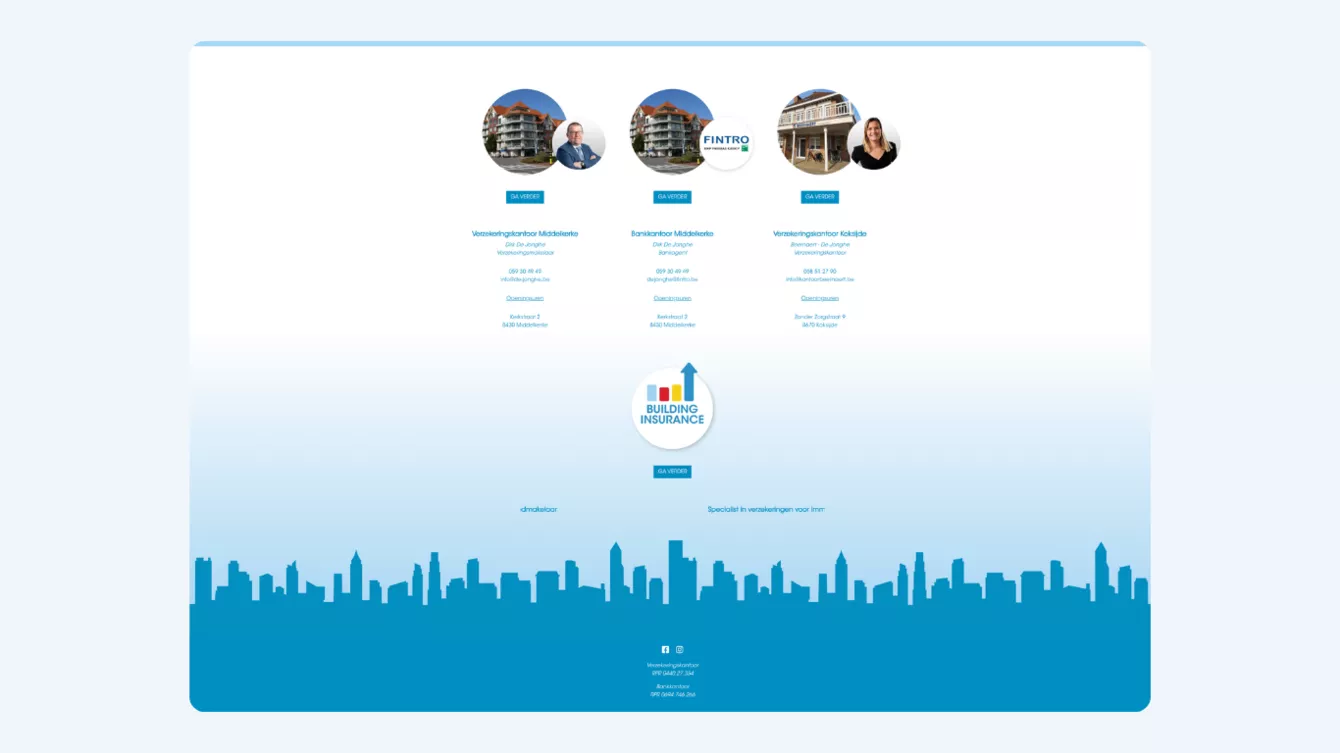 Webdesign Zakenkantoor Dirk De Jonghe - Projecten - Mockup 2