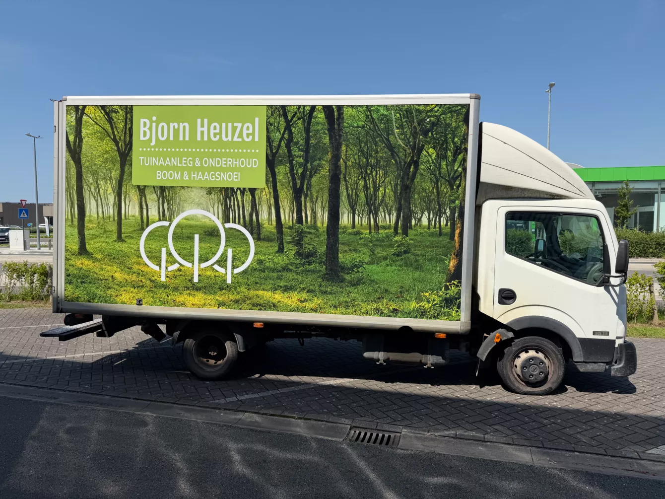 Reclamebelettering op vrachtwagen - Projecten - Reclamebelettering-BjornHeuzel3